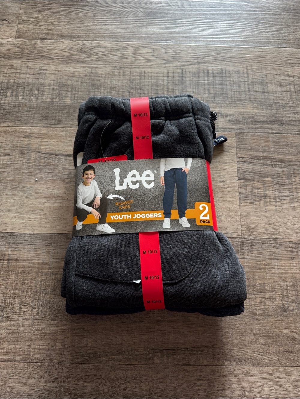 Lee Youth Joggers 2-Pack in Charcoal Black